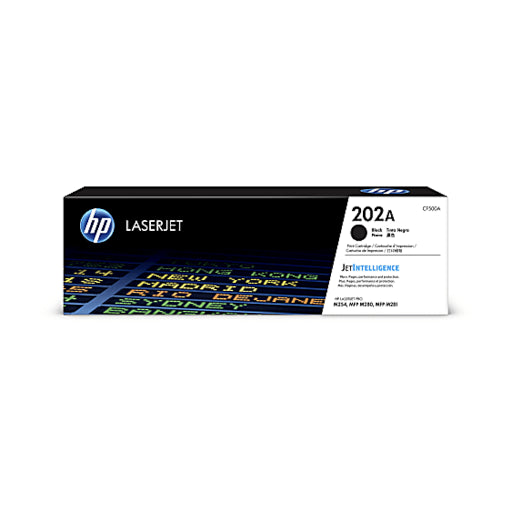 HP 202A (CF500A) Black Standard Yield Toner Cartridge
