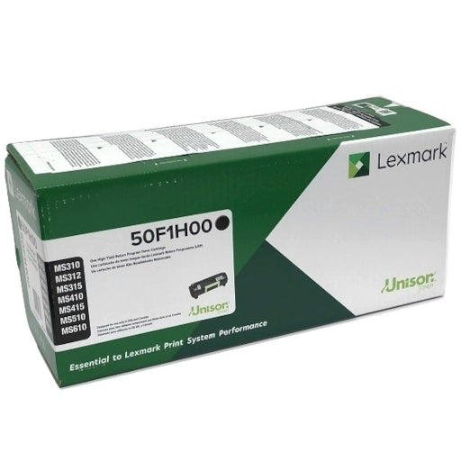 Lexmark 50F1H00 High Yield Black Toner Cartridge