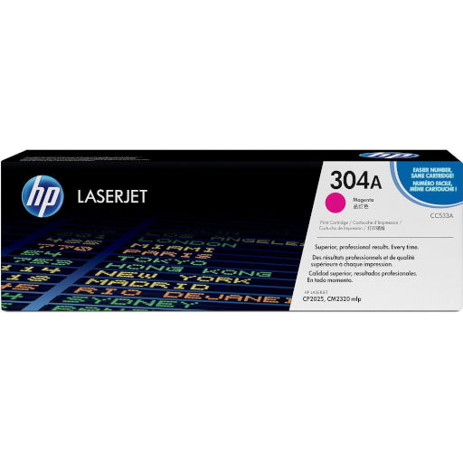 HP CC533A (304A) Magenta Toner Cartridge