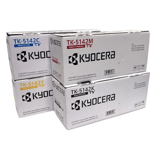 Kyocera TK-5142 Toner Cartridge Full Set ECOSYS M P