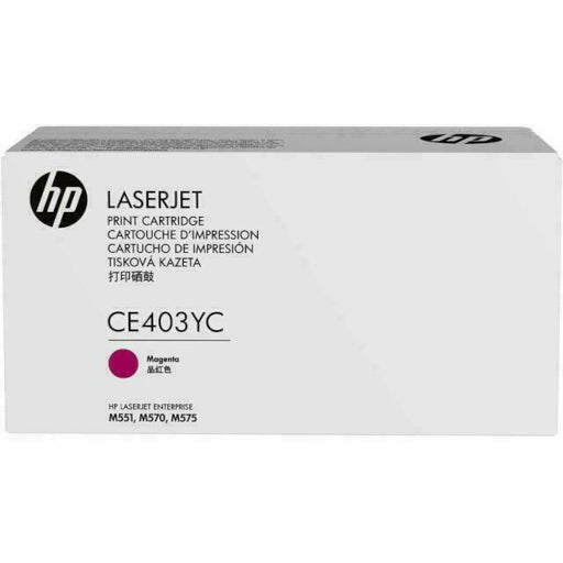 HP LaserJet Magenta Toner Cartridge CE403YC