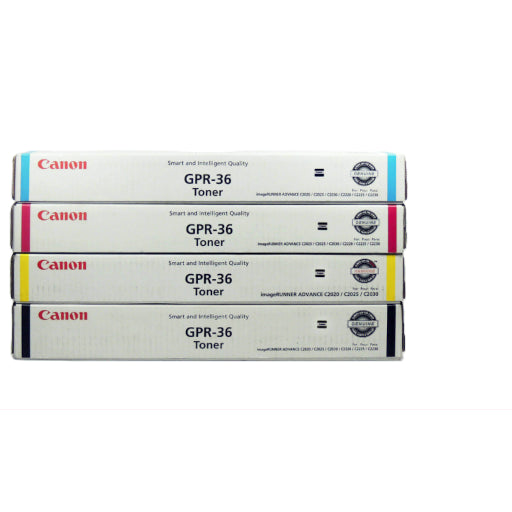 Canon GPR-36Toner Cartridge Set 3782B003 3783B003 3784B003 3785B003