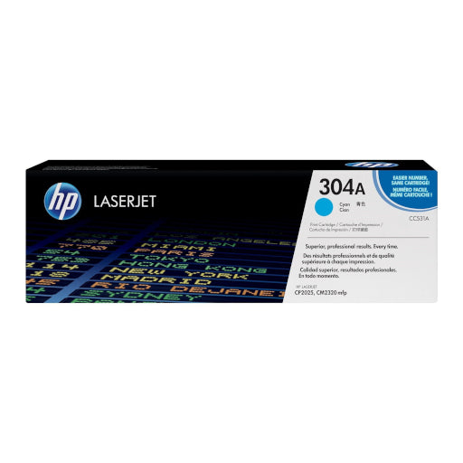 HP CC531A (304A) Cyan Toner Cartridge