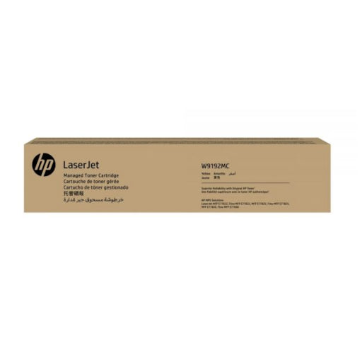 HP W9192MC Managed Yellow Toner Cartridge