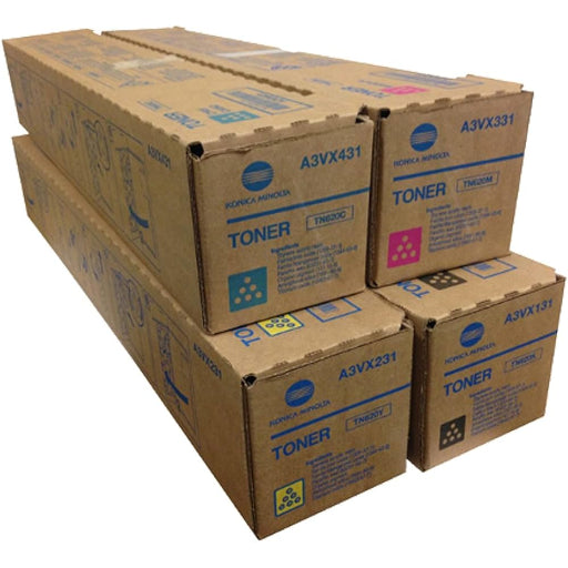 Konica Minolta TN-620 Toner Cartridge Full Set AccurioPress AccurioPrint Bizhub
