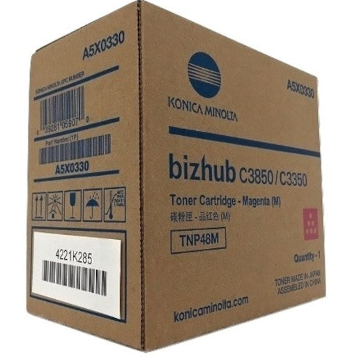 Konica Minolta A5X0330 (TNP-48M) High Yield Magenta Toner Cartridge