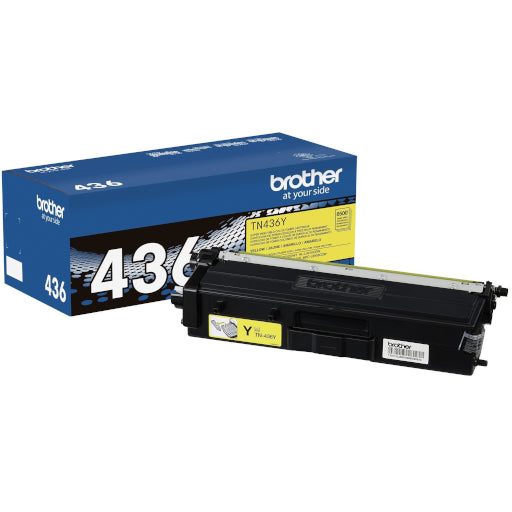 Brother TN-436Y Super High Yield Yellow Toner Cartridge