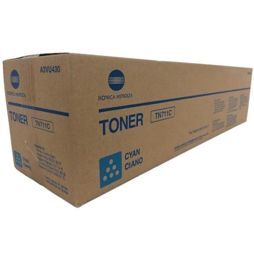 Konica Minolta A3VU430 (TN-711C) Cyan Toner Cartridge