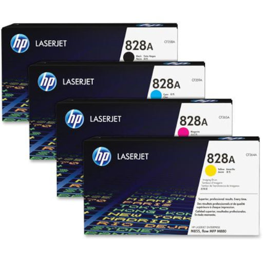 HP 828A Image Drum Set (CF358A Black / CF359A Cyan / CF365A Magenta / CF364A Yel