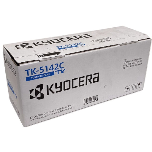 Kyocera TK-5142C Cyan Toner Cartridge ECOSYS M