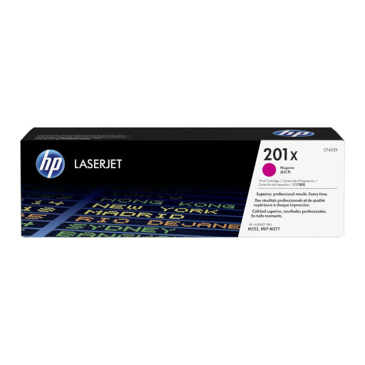 HP LaserJet 201X Magenta Toner Cartridge CF403X Color