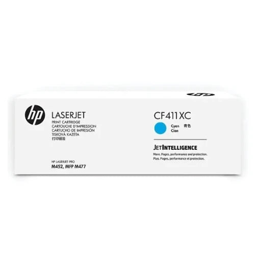 HP LaserJet Cyan Toner Cartridge CF411XC Pro