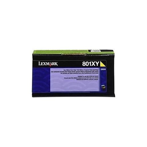 Lexmark Yellow Toner Cartridge 801XY CX510