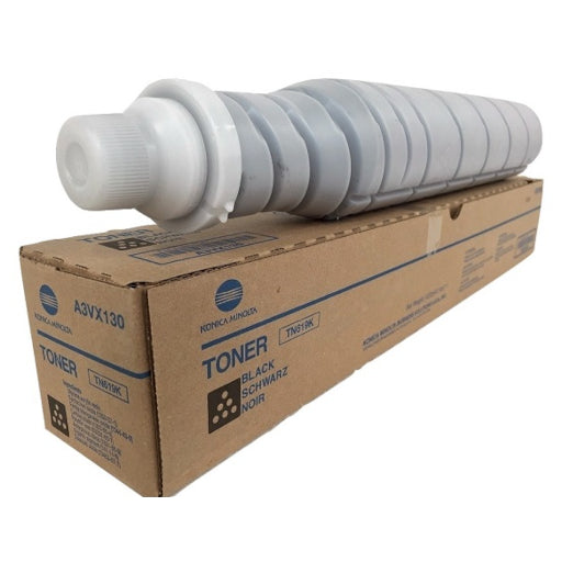 Konica Minolta TN619 Black Toner Cartridge A3VX130 AccurioPress Bizhub