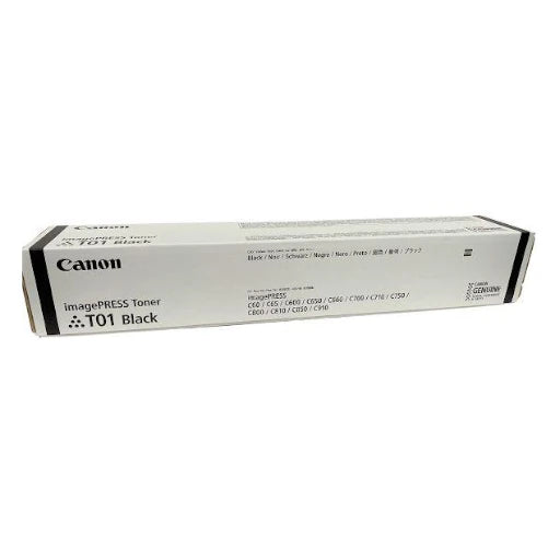 Canon T01 Black Toner Cartridge 8066B001AA imagePRESS C800 C700