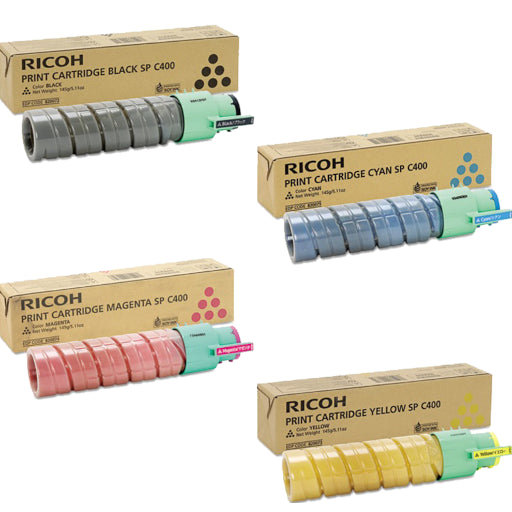 Ricoh SP C400 Laser Toner Cartridge Full Set