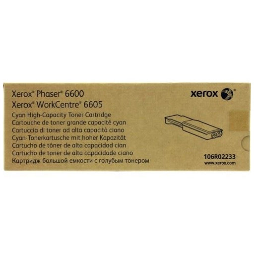 Xerox 106R02233 Cyan High-Capacity Toner Cartridge