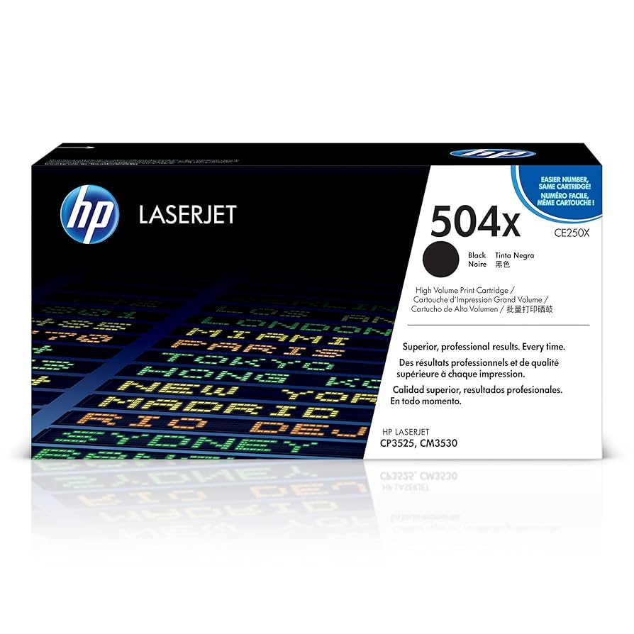 HP CE250X High Yield Black Toner Cartridge